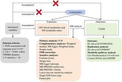 Genetically predicted 1091 blood metabolites and 309 metabolite ratios in relation to risk of type 2 diabetes: a Mendelian randomization study